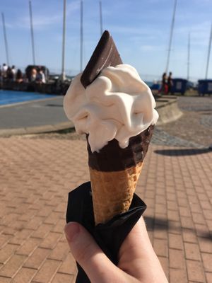 Whippy ice cream at v360 in Brighton