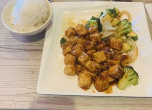 Teriyaki tofu! at Otani in Mayfield Heights