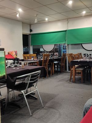 Inside seating at Pizza This Pizza That in Nambucca Heads