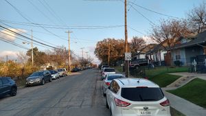 Parking on the street area at Vegan Food House in Dallas