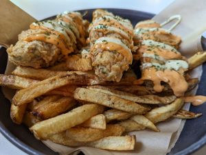 Stuffed jalapenos at Vegan Food House in Dallas