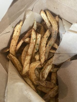 Soggy fries  at Vegan Food House in Dallas