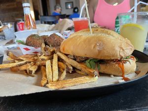 Buffalo PoBoy  at Vegan Food House in Dallas