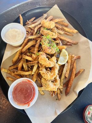 The Vegan Shrimp Platter  at Vegan Food House in Dallas