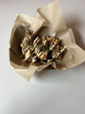 stuffed jalapeños  at Vegan Food House in Dallas