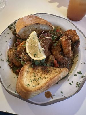 Shrimp and Grits - Vegan Food House  at Vegan Food House in Dallas
