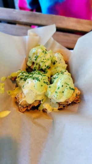 Garlic Parmesan Cauliflower wings at Vegan Food House in Dallas