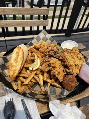 Southern Catch Plate  at Vegan Food House in Dallas