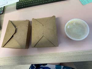 Containers  at Vegan Food House in Dallas