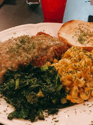 Fried cauliflower steak at Vegan Food House in Dallas