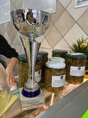 Coppa per Miglior casatiello veg 😅 #Veganuary at Macelleria Vegetariana Gagliano in Naples