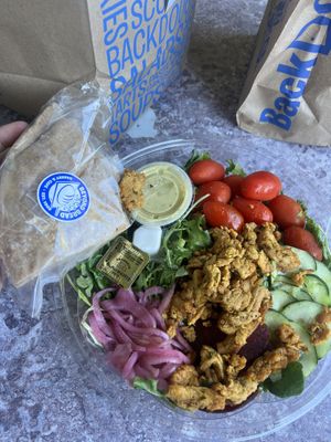 Peace of the Middle East salad  at Beyond Bread - N Campbell Ave in Tucson