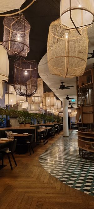 Atmosphere of the restaurant. at Mama Makan in Amsterdam