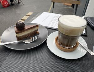 Raw Cheesecake  at Veggie Vibe Cafe in Blackrock