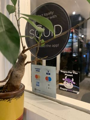 Happy cow 🐮  at Veggie Vibe Cafe in Blackrock