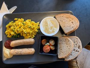 Vegan Irish breakfast   at Veggie Vibe Cafe in Blackrock