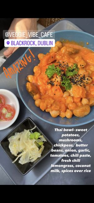   at Veggie Vibe Cafe in Blackrock