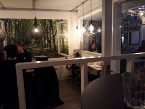 Why do veggies all wear black? at Veggie Vibe Cafe in Blackrock