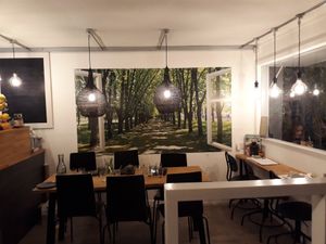 Cosy place at Veggie Vibe Cafe in Blackrock