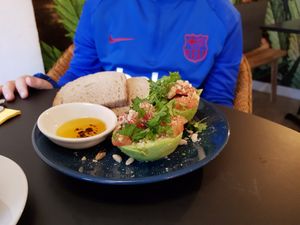 Avocado Toast at Veggie Vibe Cafe in Blackrock