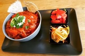 Vegan Mexican Bowl at Veggie Vibe Cafe in Blackrock