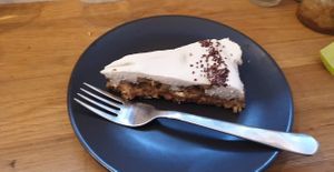 The banofee at Veggie Vibe Cafe in Blackrock