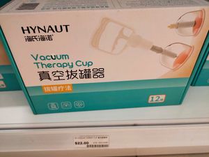 Vacuum therapy cup at Yes Natural in Central Singapore