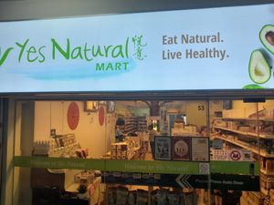 Shop front at Yes Natural in Central Singapore