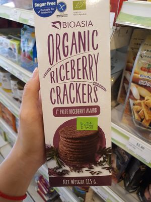 Rice Berry Crackers ~ Circuit Breaker Period Phase 2 at Yes Natural in Central Singapore