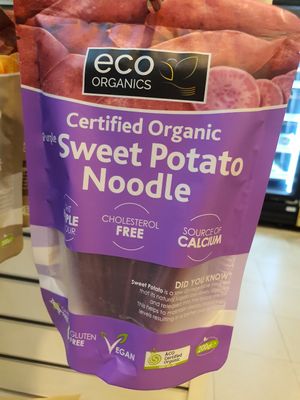 Purple Sweet Potato Noodle ~ Circuit Breaker Period Phase 2 at Yes Natural in Central Singapore