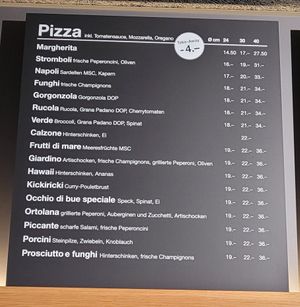  at Dieci Pizza - Schaffhauserstrasse in Zurich