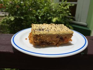 Best carrot cake! at Light Body Wholistic Clinic and Organic Earth Juice Bar in Bridgetown