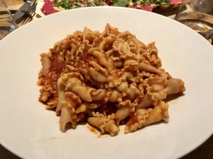 Pasta Arrabiata at No Name in Chur