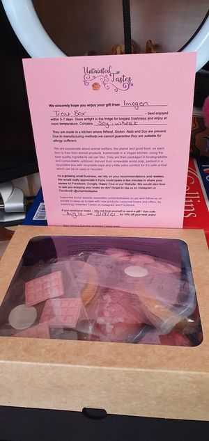 Magnificent treat box! at Untainted Tastes in Broadstairs