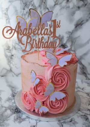 Butterfly Custom Cake  at Untainted Tastes in Broadstairs