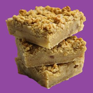 Apple Crumble Blondies  at Untainted Tastes in Broadstairs