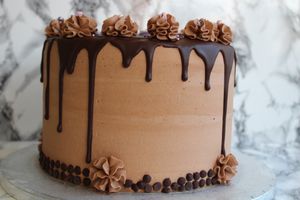 Chocolate Drip Cake at Untainted Tastes in Broadstairs