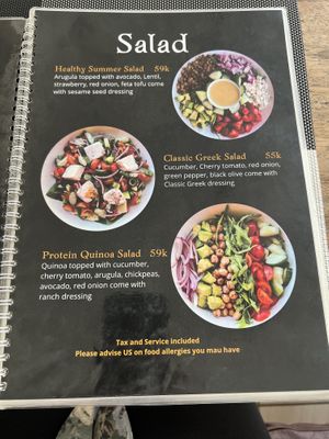   at Pumpkin and Beetroot in Ubud