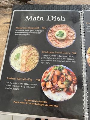   at Pumpkin and Beetroot in Ubud