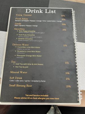   at Pumpkin and Beetroot in Ubud