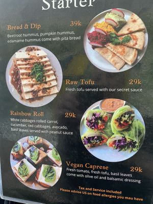   at Pumpkin and Beetroot in Ubud