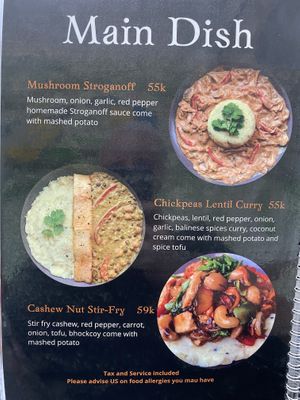   at Pumpkin and Beetroot in Ubud