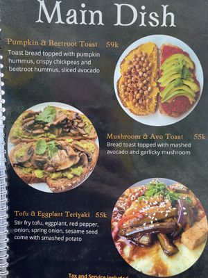   at Pumpkin and Beetroot in Ubud