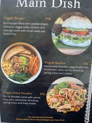   at Pumpkin and Beetroot in Ubud