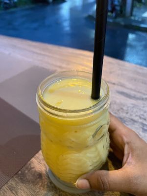 Mango Lassi at Pumpkin and Beetroot in Ubud