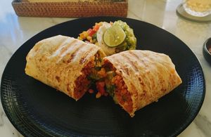 Burrito at Pumpkin and Beetroot in Ubud