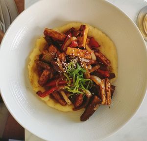 Teriyaki tofu at Pumpkin and Beetroot in Ubud