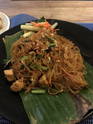 Fried noodles. Yummy !! at Pumpkin and Beetroot in Ubud