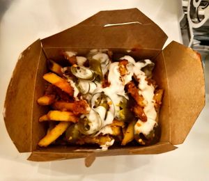 Vegan Spicy Fries at V Temple Bar in Dublin