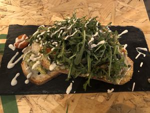 Avocado Toast at V Temple Bar in Dublin